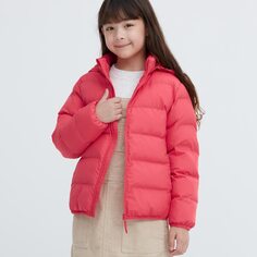 Куртка с теплой подкладкой Kids Pufftech Uniqlo, розовый