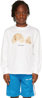 Детская футболка с длинным рукавом White Bear Palm Angels