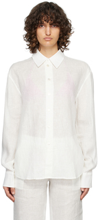Белая рубашка свободного кроя Louisa Ballou