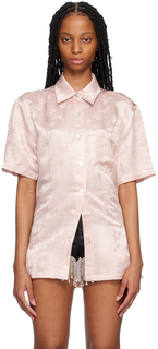 SSENSE Эксклюзивная розовая рубашка KIM SHUI
