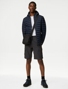 Куртка из перьев и пуховика с Stormwear Marks &amp; Spencer, темно-синий