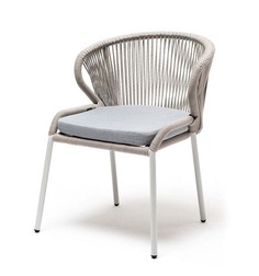 Плетеный стул Милан из роупа серый 4sis