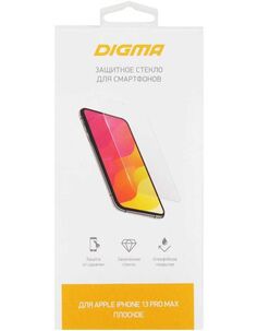 Защитное стекло для экрана Digma DGG1AP13PM для Apple iPhone 13 Pro Max прозрачная 1шт.