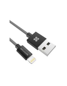 Кабель MFI USB Lightning Promate linkMate-LTF2 (2m) black 6959144029733