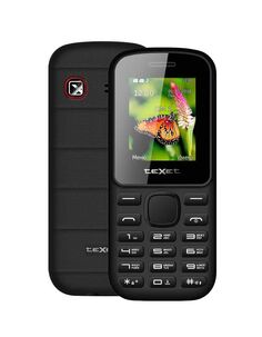 Мобильный телефон teXet TM-130 Black-Red