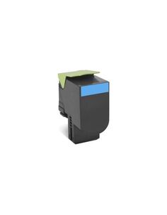 Картридж лазерный Lexmark 80C8HCE голубой