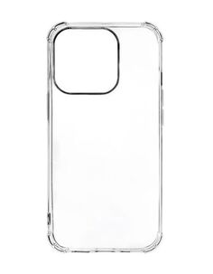 Клип-кейс PERO силикон для Apple iPhone 15 Pro прозрачный усиленный ПЕРО