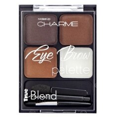 Charme, Набор теней для бровей True Blend, тон 001