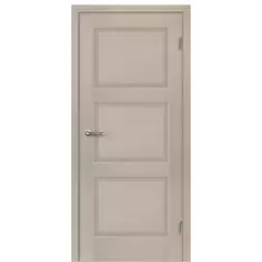 Дверь межкомнатная Трилло глухая Hardflex ламинация цвет ясень 80x200 см (с замком и петлями) МАРИО РИОЛИ