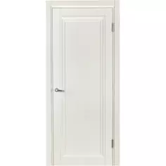Дверь межкомнатная глухая Нобиле полипропилен ламинация цвет белый 90x200 см (с замком) МАРИО РИОЛИ