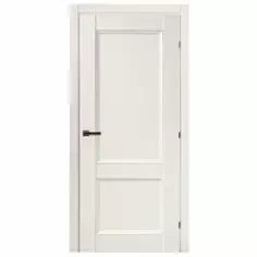 Дверь межкомнатная Танганика глухая CPL ламинация цвет белый 60x200 см (с замком) КРАСНОДЕРЕВЩИК
