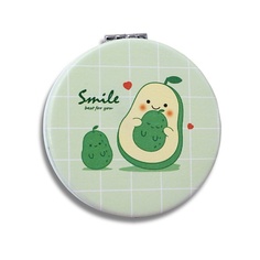 ILIKEGIFT Зеркало складное "Smile avocado three" с увеличением