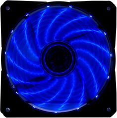 Вентилятор для корпуса Digma DFAN-LED-BLUE 120x120x25mm 3-pin 4-pin (Molex)23dB 115gr LED Ret