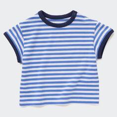 Футболка для малышей Uniqlo Toddler Short Sleeved, синий
