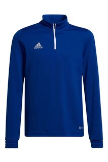 Топ Junior Entrada 22 на молнии 1/4 adidas, синий