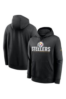 Флисовая толстовка Nike Fanatics Pittsburgh Steelers Team Impact Club Nike, черный