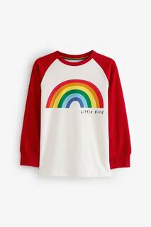 Красочная футболка с длинными рукавами Little Bird by Jools Oliver, красный