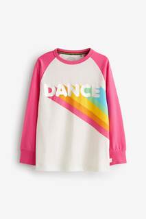 Красочная футболка с длинными рукавами Little Bird by Jools Oliver, розовый