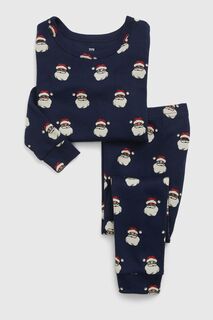 Рождественская пижама для малышей в стиле Санта-Клауса Gap, синий