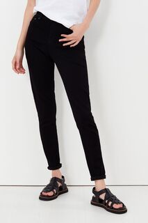 Черные эластичные джинсы скинни Monroe с завышенной талией Joules, черный