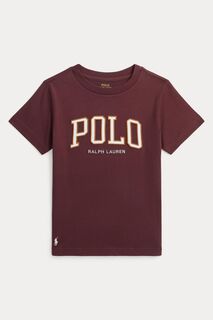 Красная футболка для мальчика с логотипом Polo Ralph Lauren, красный