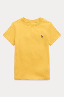 Желтая футболка для мальчика с логотипом Polo Ralph Lauren, желтый