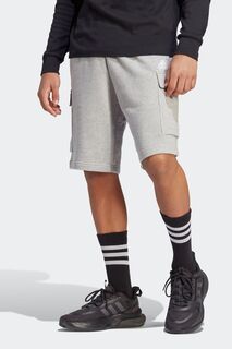 Шорты карго из махровой ткани Sportswear Essentials adidas, серый