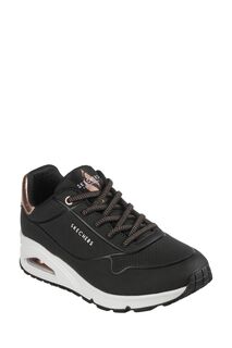 Женская спортивная обувь Uno с блеском Skechers, черный