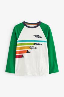 Красочная футболка с длинными рукавами Little Bird by Jools Oliver, белый