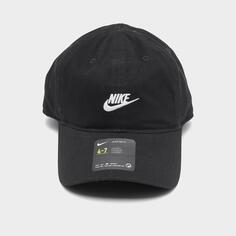 Детская кепка Nike Sportswear Heritage86 Futura с ремешками, черный