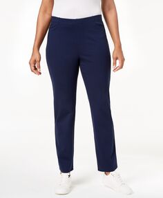 Комфортные спортивные брюки pull-on, созданные для macy&apos;s Karen Scott, мульти