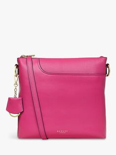 Кожаная сумка через плечо Radley Pockets 2.0, цвет Cerise