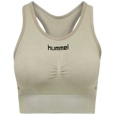 Спортивный бюстгальтер Hummel First Seamless, бежевый
