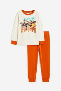 Пижама H&amp;M Encanto Printed, оранжевый/кремовый H&M