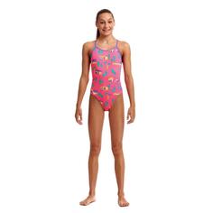 Сплошной купальник для девочки Funkita Eco Diamond, розовый