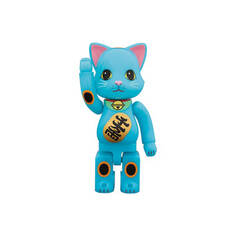 Фигурка Bearbrick NY@BRICK Maneki Neko 400%, голубой