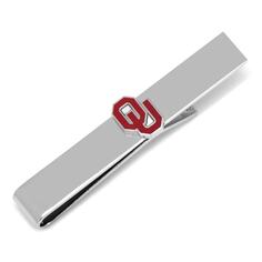 Галстук Cufflinks Oklahoma Sooners, малиновый