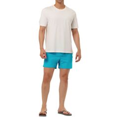 Мужские летние пляжные шорты с сетчатой ​​подкладкой и шнурком Lars Amadeus