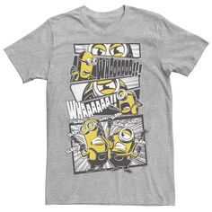 Мужская футболка Minions 2 Karate Action Portrait PaneTee Licensed Character