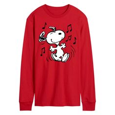 Мужские брюки Peanuts Snoopy Dancing с длинным рукавом Licensed Character