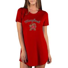 Ночная рубашка Concepts Sport Maryland Terrapins, красный