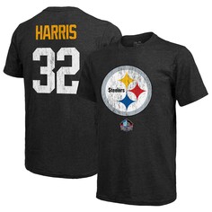 Футболка с именем и номером Majestic Threads Pittsburgh Steelers, черный