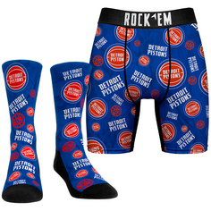 Боксеры Rock Em Socks Detroit Pistons, синий