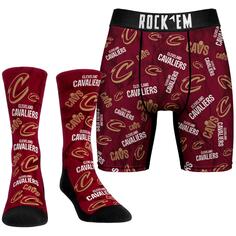 Боксеры Rock Em Socks Cleveland Cavaliers, бордовый