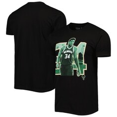 Футболка с коротким рукавом Stadium Essentials Milwaukee Bucks, черный