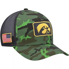 Мужская кепка Nike Camo/Black Iowa Hawkeyes Classic99 Veterans Day Trucker Snapback