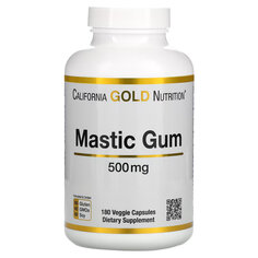 Мастиковая смола California Gold Nutrition 500 мг, 180 капсул