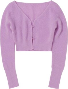 Кардиган Jacquemus Le Cardigan Alzou Dark Purple, фиолетовый