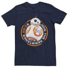 Мужская оранжевая футболка Star Wars BB-8 Join The Rebel Rebel Licensed Character
