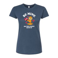 Детская футболка Garfield с графическим рисунком &quot;Be Mine&quot; Licensed Character, синий